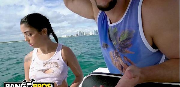  BANGBROS - J-Mac Rescues Cuban Refugee Vanessa Sky Off The Coast Of Miami LOL